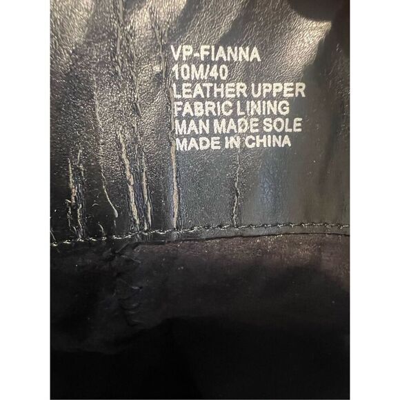 Vince Camuto Black Leather Riding Boots size 10 - Picture 13 of 13